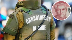 'Entrega la plata': Joven es detenido tras asaltar y robarle 5 mil pesos a transeúnte en Algarrobo