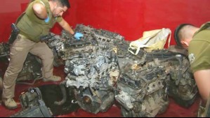 Buscaban una camioneta robada y encontraron 40 patentes falsificadas y 30 motores de vehículos en vivienda de San Bernardo