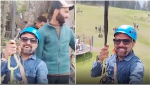 Turista se tiró desde una tirolesa y grabó un ataque terrorista que dejó 26 muertos en India