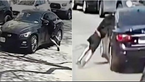 Intentó frustrar el robo de su auto y fue arrastrado por varios metros en Nueva York