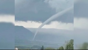 Video muestra impresionante tornado diagonal al norte de Roma en Italia