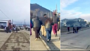 Amenaza de tsunami: Videos muestran evacuaciones en el borde costero de Magallanes tras fuerte temblor de magnitud 7,5