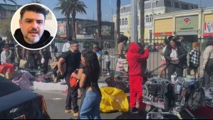 'Contar con una policía militarizada': Alcalde de Estación Central por cada vez más masivo comercio ambulante en el sector