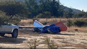Tragedia aérea en Pirque: Piloto murió tras caer con su avioneta en el sector del Club de Golf