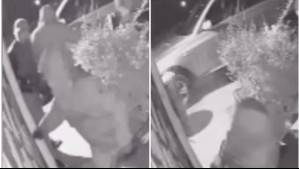 Video muestra momento en que dueño de casa hiere a balazos a asaltante que intentó entrar a su domicilio en Maipú