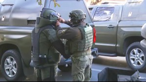 Evacúan edificio de Providencia por presencia de granada: Estaba inactiva y sin carga explosiva