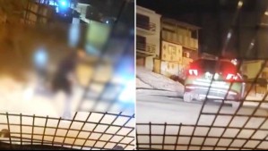 Video muestra segundos previos a atropello de carabinero por parte de delincuentes en Antofagasta: Está grave