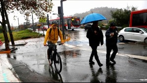 Santiago se prepara para la lluvia: Este es el día que caerán más precipitaciones en la Región Metropolitana