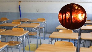Suspenden clases en tres comunas de la Región Metropolitana por incendio forestal: Ha consumido 800 hectáreas