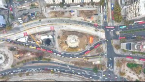 El nuevo rostro de Plaza Baquedano: Conoce el 'antes y después' del polémico proyecto vial