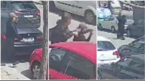 ¡Escaparon en un scooter! Video capta insólito robo a mujer en España