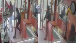 Locatario repele a balazos asalto a su joyería en Los Andes: Vendedora alertó presencia de los ladrones con despavoridos gritos