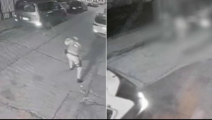 Video muestra el momento en que hombre se enfrentó a balazos contra Carabineros: Tenía diversos antecedentes penales