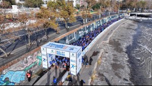 Santiago celebra 15 años del saneamiento del río Mapocho con masiva corrida 'Aguas Andinas Río Arriba 2025'