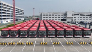 Con Wi-Fi, USB y sensores: Así son los nuevos buses chinos del sistema RED que circularán por Santiago