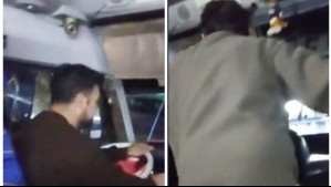 'Pégame ahora, ven': Graban violenta pelea entre dos conductores de micro en la región de Valparaíso