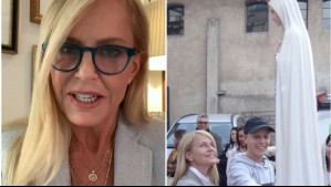 'Siempre con nosotros': El agradecimiento de Cecilia Bolocco a la Virgen de Fátima, a seis años del cáncer de su hijo Máximo