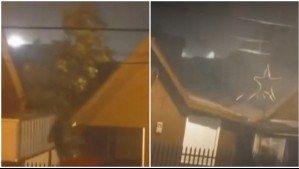 Fuerte viento en el sur de Chile.