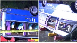 Fatal volcamiento de bus en Chiguayante: Prisión preventiva para chofer que manejó bajo 'presencia de cocaína'