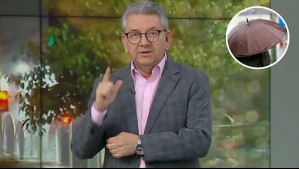 Jaime Leyton y chubascos en Santiago: Se extenderán hasta la jornada de este lunes