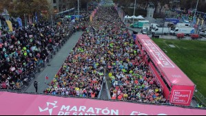Maratón de Santiago 2025: Revisa los cortes de tránsito y desvíos para la jornada de este domingo