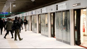 Metro de Santiago restablece servicio en la Línea 3: Toda la red está operativa