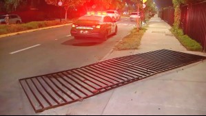 Violento turbazo en Chicureo: Intimidaron a familia con armas de fuego y botaron portón al huir con auto robado