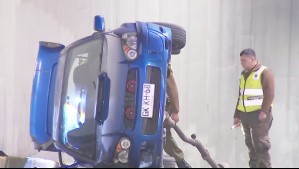 Conductor fue detenido por manejar ebrio: Un fallecido y cinco lesionados deja grave accidente en autopista Costanera Norte