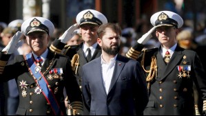Presidente Boric tras participar en conmemoración del 21 de mayo en Valparaíso: 'La patria es más grande que las contingencias'