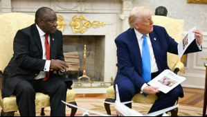 Donald Trump protagonizó tenso momento con el presidente de Sudáfrica: Acusó 'genocidio contra granjeros blancos'