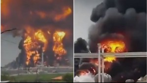 Video muestra impactante explosión en planta de combustible en México: Trabajadores fueron evacuados