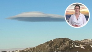 ¿Un ovni en la Antártica? Meteoróloga explica inusual fenómeno captado en el extremo sur de Chile