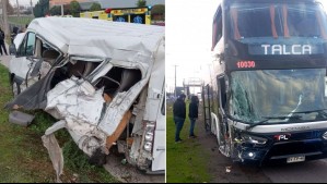Accidente en Curicó: Conductor de furgón que transportaba a pacientes de la Teletón habría consumido sustancias ilicítas