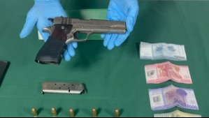 Detienen a hombre que portaba arma de fuego argentina en Pedro Aguirre Cerda