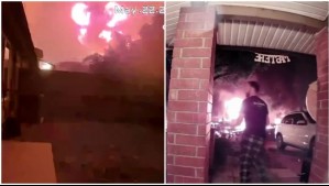 Cámara captó el momento exacto en que avión se estrelló en barrio residencial de Estados Unidos