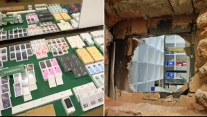 Delincuentes realizaron forado para realizar millonario robo en tienda de telefonía en Las Condes