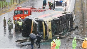 Fiscalía revela posibles causas del fatal accidente de tránsito protagonizado por bus en la Ruta 5 Sur