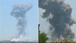 Videos muestran impresionante explosión en planta química que dejó al menos cinco muertos en China
