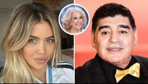 'No me dejaron dormir en toda la noche': Mirtha Legrand revela supuesto romance entre Wanda Nara y Maradona