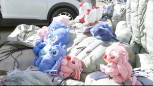 Había juguetes de Stitch, Pikachu y Bluey: Incautan más de 13 toneladas de productos falsificados