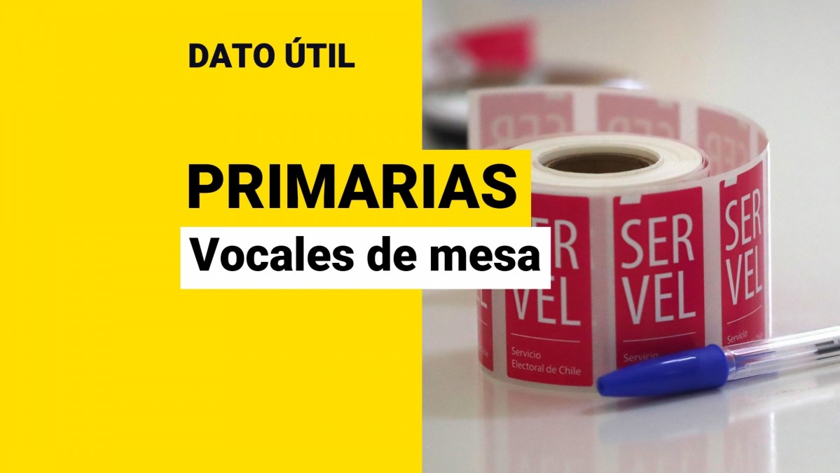 Esta semana hay llamado a vocales de mesa para las primarias: ¿Qué día se publica la nómina?