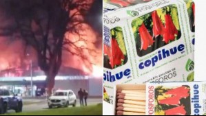 Incendio en fábrica de fósforos: 'Nuestro personal se encuentra en perfectas condiciones'
