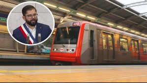 Boric anuncia extensión de dos líneas del Metro de Santiago: ¿A qué comunas beneficiará?