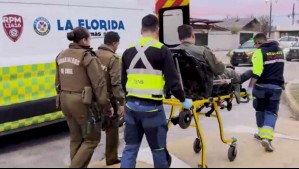 Carabinero resulta herido tras ser embestido por motociclista que evadió fiscalización en La Florida