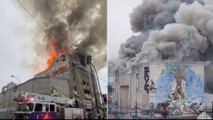 Gran incendio afecta a ex Teatro Pacífico en Valparaíso