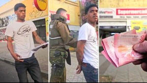 Ofreció $40 mil pesos: Video muestra a conductor de delivery intentando sobornar a carabineros