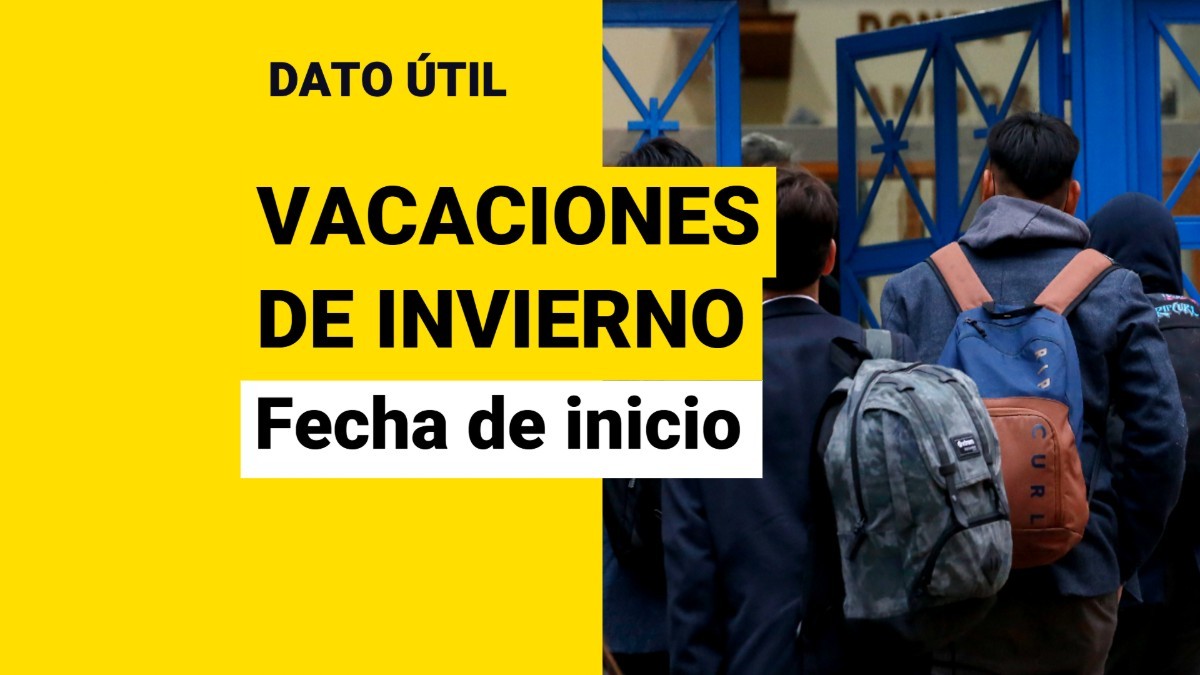 Vacaciones de Invierno 2025: Esta es la fecha de inicio en cada región del país