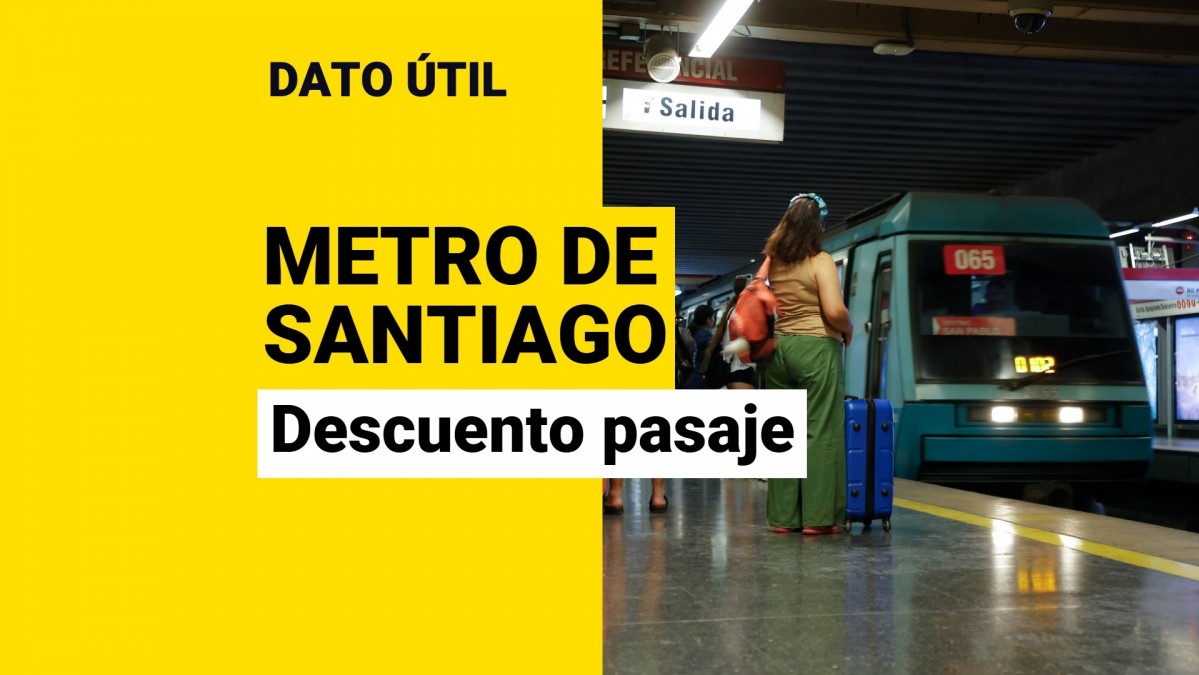 Metro de Santiago: Así puedes acceder a descuentos en el valor del pasaje