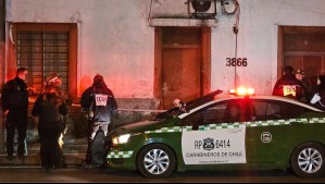 Fiesta clandestina termina con un hombre fallecido y tres mujeres heridas en Estación Central