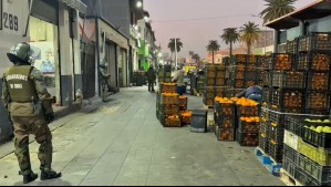 Operativo de fiscalización en La Vega: Un detenido, 7 bodegas clausuradas y retiro de gran cantidad de fruta